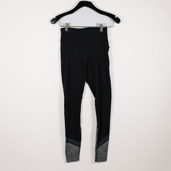 Beyond Yoga Spacedye Color In High Waisted Long Athletic Work Out Leggings Black - Picture 1 of 4